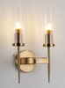 Миниатюра фото бра с двумя плафонами zortes candle zrs.16204.2 | 220svet.ru