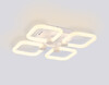 Миниатюра фото потолочная светодиодная люстра с пультом ду ambrella light acrylica fa3819 | 220svet.ru