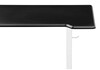 Миниатюра фото компьютерный стол с механизмом подъема woodville маркос черная шагрень / белый 578404 | 220svet.ru