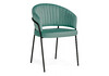 Миниатюра фото стул на металлокаркасе woodville лео зеленый brandy light 10 / черный 592484 | 220svet.ru