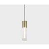 Миниатюра фото подвесной светодиодный светильник italline it014-0204 gold | 220svet.ru