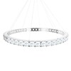 Миниатюра фото подвесной светодиодный светильник loft it tiffany 10204/1000 chrome | 220svet.ru