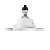 Миниатюра фото встраиваемый светильник ideal lux samba square d77 | 220svet.ru
