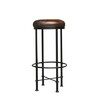 Миниатюра фото стул барный эван roomers furniture evan barstool/rich brown | 220svet.ru