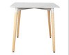 Миниатюра фото стол обеденный dobrin serra wide lmzl-td-04-10394 светло-серый | 220svet.ru