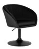 Миниатюра фото кресло дизайнерское dobrin edison black lm-8600_blackbase-12476 | 220svet.ru