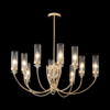 Миниатюра фото потолочная люстра на штанге crystal lux secret sp10 gold | 220svet.ru