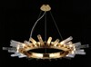 Миниатюра фото подвесная люстра crystal lux fair sp15 gold d1000 | 220svet.ru