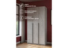 Миниатюра фото шкаф трехстворчатый woodville кротос 120 цемент светлый 679670 | 220svet.ru