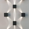 Миниатюра фото уличный настенный светодиодный светильник elektrostandard 1548 techno led winner серый 4690389106262 | 220svet.ru