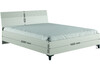 Миниатюра фото двуспальная кровать woodville ника 160х200 с основанием дсп бежевый мат-05 / кашемир 593605 | 220svet.ru
