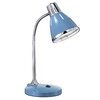 Миниатюра фото настольная лампа ideal lux elvis tl1 azzurro | 220svet.ru