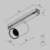 Миниатюра фото уличный трековый светильник maytoni focus led exility o-tr02-1-s-8wb3k | 220svet.ru