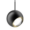 Миниатюра фото подвесной светодиодный светильник md2826-1b black/gold delight collection | 220svet.ru