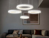 Миниатюра фото подвесной светодиодный светильник с пультом ambrella light fa4325 | 220svet.ru