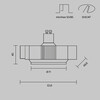 Миниатюра фото встраиваемый светильник maytoni neo dl138-gu10-w | 220svet.ru