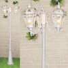 Миниатюра фото садово-парковый светильник elektrostandard capella f/3 белое золото 4690389082412 | 220svet.ru