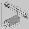 Миниатюра фото трековый магнитный светодиодный светильник artisan exility tr097-2-12w2.7k-m-bb | 220svet.ru