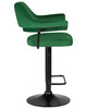 Миниатюра фото стул барный dobrin charly black lm-5019_blackbase-11754 зеленый | 220svet.ru