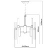 Миниатюра фото подвесная люстра mw-light альгеро 285010703 | 220svet.ru