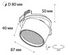 Миниатюра фото встраиваемый светодиодный спот italline it02-009 white 3000k | 220svet.ru