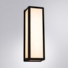 Миниатюра фото уличный настенный светильник arte lamp alphard a8526al-2bk | 220svet.ru