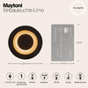 Миниатюра фото встраиваемый светодиодный светильник maytoni limo o037-l3b3k | 220svet.ru