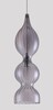 Миниатюра фото подвесной светильник crystal lux iris sp1 b smoke | 220svet.ru