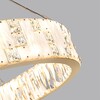 Миниатюра фото подвесной светодиодный светильник odeon light crossa 5072/100l золотой | 220svet.ru