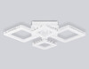 Миниатюра фото потолочная светодиодная люстра с пультом ду ambrella light acrylica fa8878 | 220svet.ru