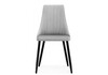 Миниатюра фото стул на металлокаркасе woodville кора светло-серый / черный 517125 | 220svet.ru