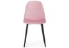 Миниатюра фото стул lilu pink / black | 220svet.ru