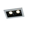 Миниатюра фото встраиваемый светодиодный светильник arte lamp grill a3153pl-2bk | 220svet.ru
