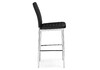 Миниатюра фото барный стул woodville teon черный / хром 15515 | 220svet.ru