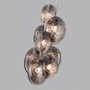 Миниатюра фото подвесной светильник odeon light mussels 5038/8 черный | 220svet.ru
