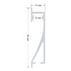 Миниатюра фото профиль встраиваемый apeyron 08-42 | 220svet.ru