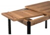 Миниатюра фото стол деревянный оригон дуб горный / черный матовый | 220svet.ru