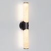 Миниатюра фото настенный светодиодный светильник odeon light marbella 6673/12wl темная латунь | 220svet.ru