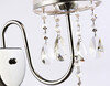 Миниатюра фото настенный светильник с абажуром и хрусталем ambrella light tr4595 | 220svet.ru