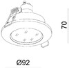 Миниатюра фото встраиваемый светильник deko-light 110102 | 220svet.ru