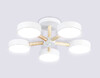 Миниатюра фото потолочная светодиодная люстра на штанге ambrella light comfort fl4825 | 220svet.ru