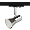 Миниатюра фото трековый светильник однофазный эра taper tr37-gu10 ch б0053305 | 220svet.ru