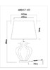 Миниатюра фото настольная лампа arte lamp sheldon a8531lt-1cc | 220svet.ru
