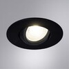 Миниатюра фото встраиваемый светильник arte lamp giro a2867pl-1bk | 220svet.ru