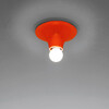 Миниатюра фото настенный/потолочный светильник teti orange artemide | 220svet.ru