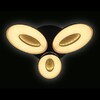 Миниатюра фото потолочная светодиодная люстра ambrella light orbital granule fg1020/3 wh 72w+36w d780 | 220svet.ru