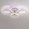 Миниатюра фото потолочный светильник светодиодный rgb lumion molly 8017/60cl белый | 220svet.ru