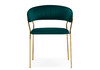 Миниатюра фото стул woodville kamelia 1 green / gold 15472 | 220svet.ru