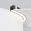 Миниатюра фото радиусный профиль к светодиодной ленте maytoni led strip alm-3535r-b-d-90°-0.8m | 220svet.ru