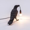 Миниатюра фото настольная лампа bird black waiting | 220svet.ru